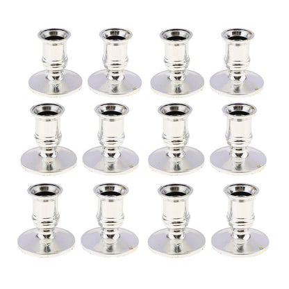 Elegant Plastic Taper Candle Holders