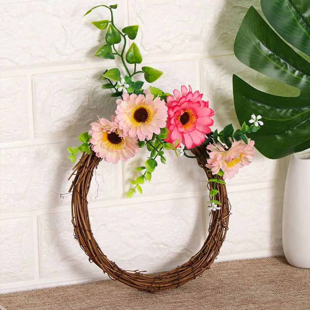 Elegant Rattan Christmas Wreaths - 8-30CM