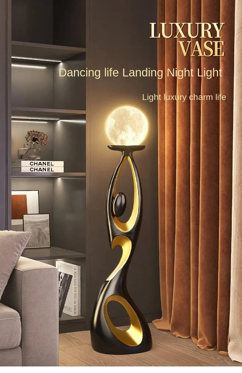 Elegant Resin LED Floor Lamp