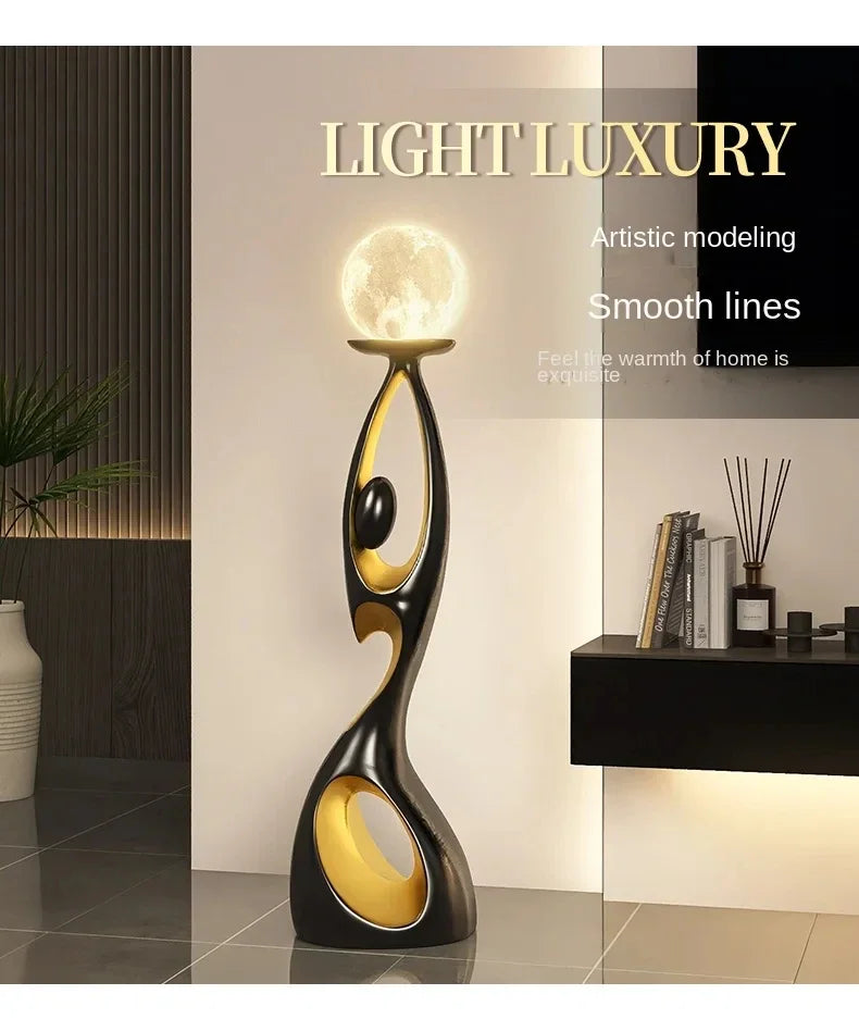 Elegant Resin LED Floor Lamp