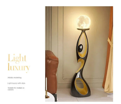 Elegant Resin LED Floor Lamp