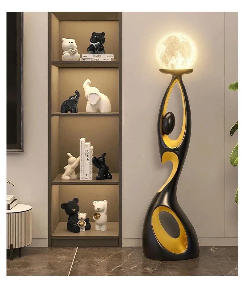 Elegant Resin LED Floor Lamp