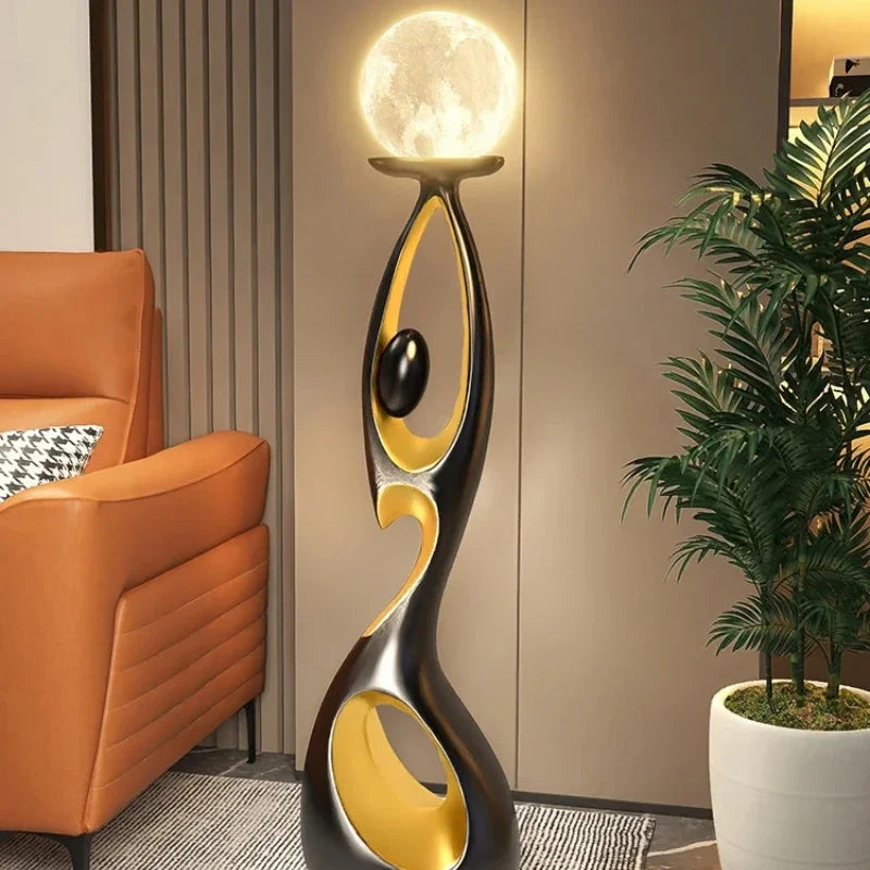 Elegant Resin LED Floor Lamp