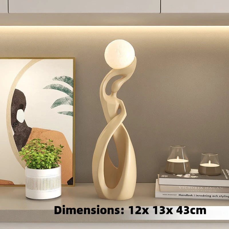 Elegant Resin LED Floor Lamp