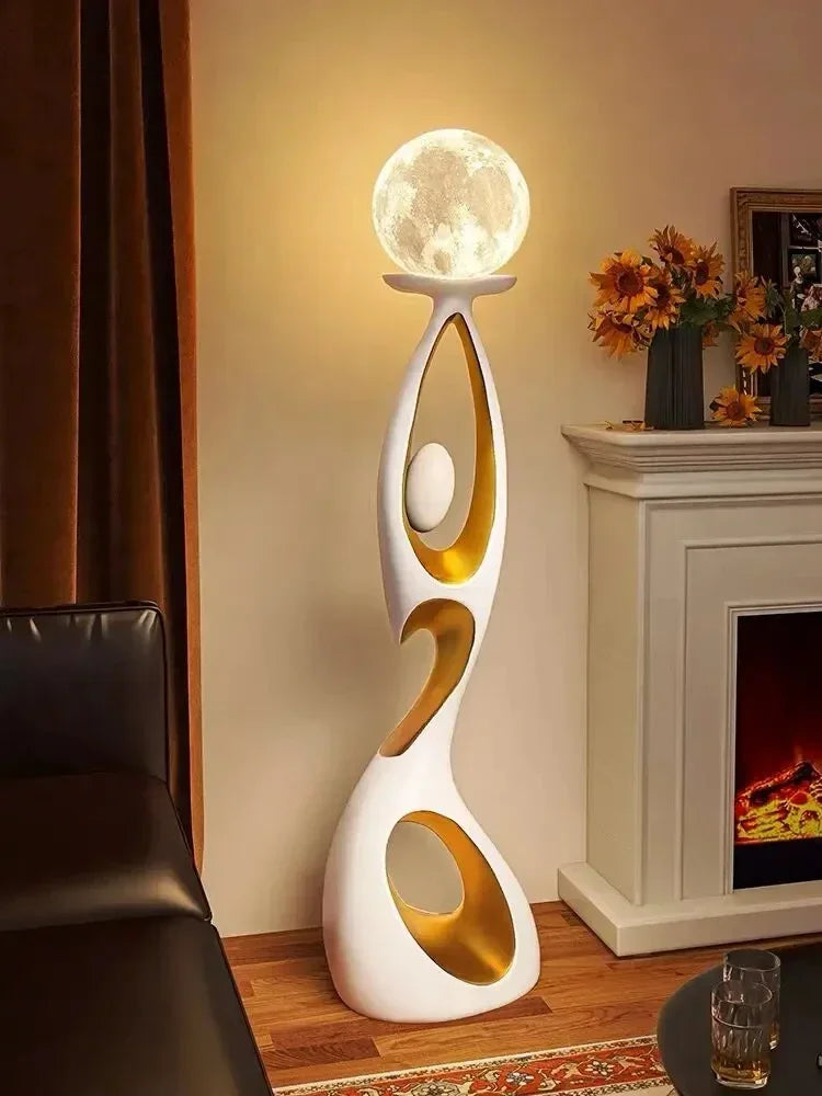 Elegant Resin LED Floor Lamp