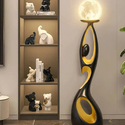 Elegant Resin LED Floor Lamp