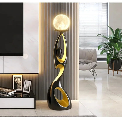 Elegant Resin LED Floor Lamp