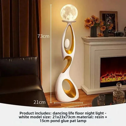 Elegant Resin LED Floor Lamp