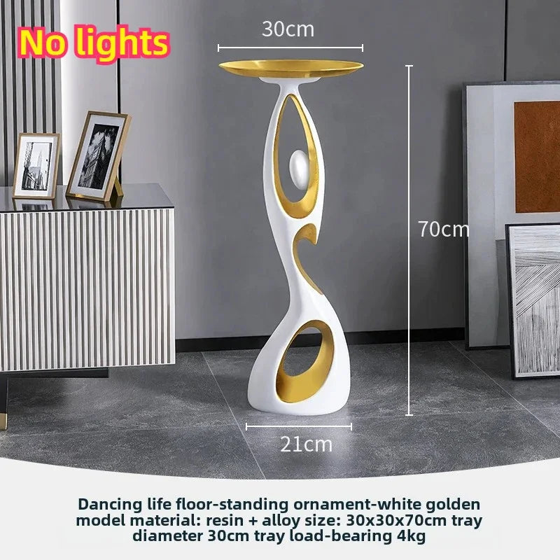 Elegant Resin LED Floor Lamp