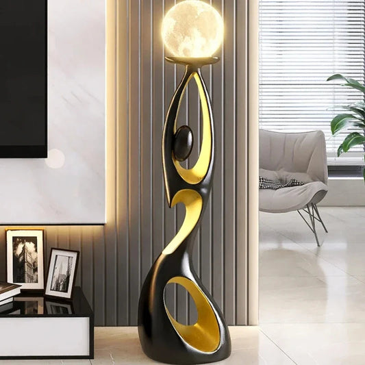 Elegant Resin LED Floor Lamp