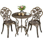 Elegant Rose Design Bistro Set