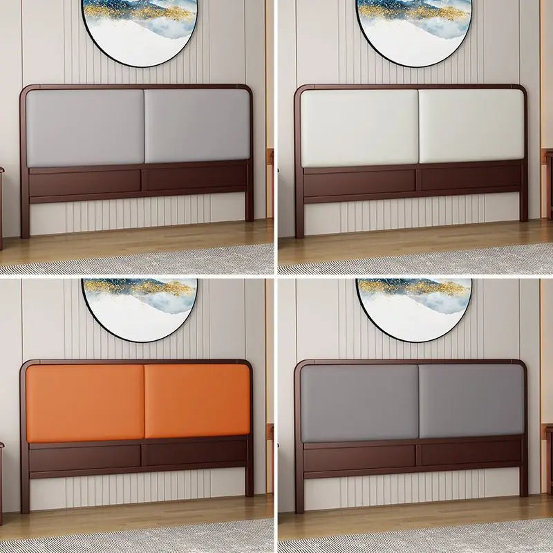 Elegant Teak Wood Bed Headboard