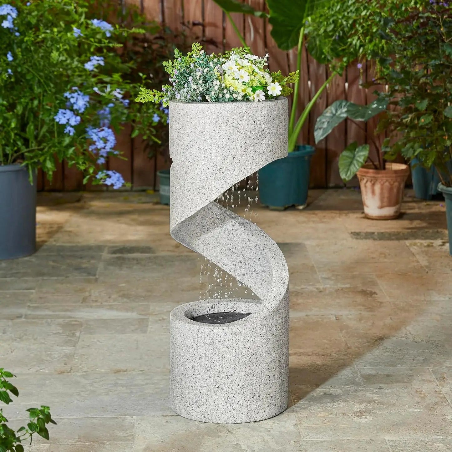 Elegant Tiered Outdoor Water Fountain