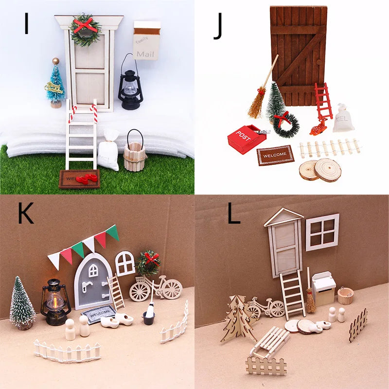 Enchanted Elf Door Holiday Decor