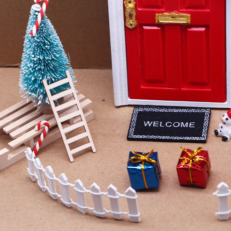 Enchanted Elf Door Holiday Decor