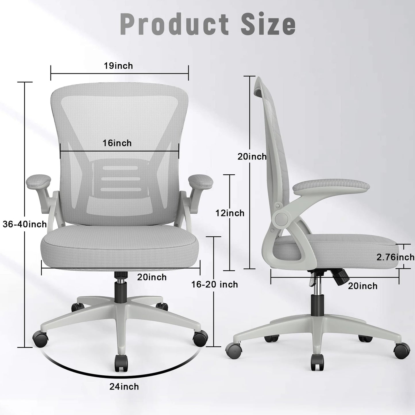 Ergonomic Mesh Office Chair Adjustable