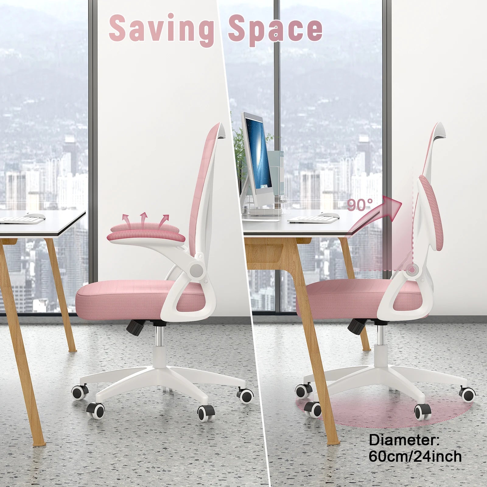 Ergonomic Mesh Office Chair with Lumbar Support