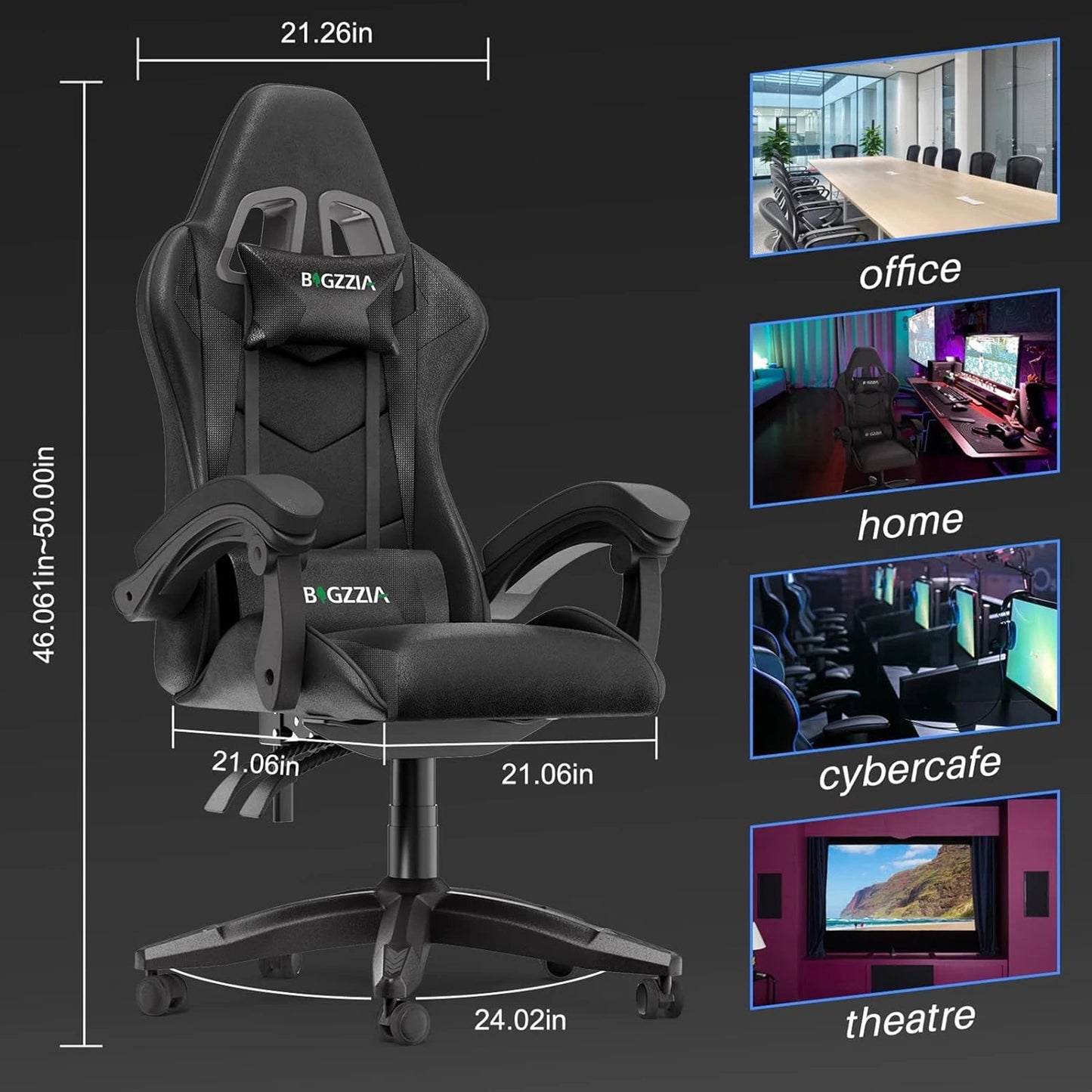 Ergonomic PU Leather Gaming Chair