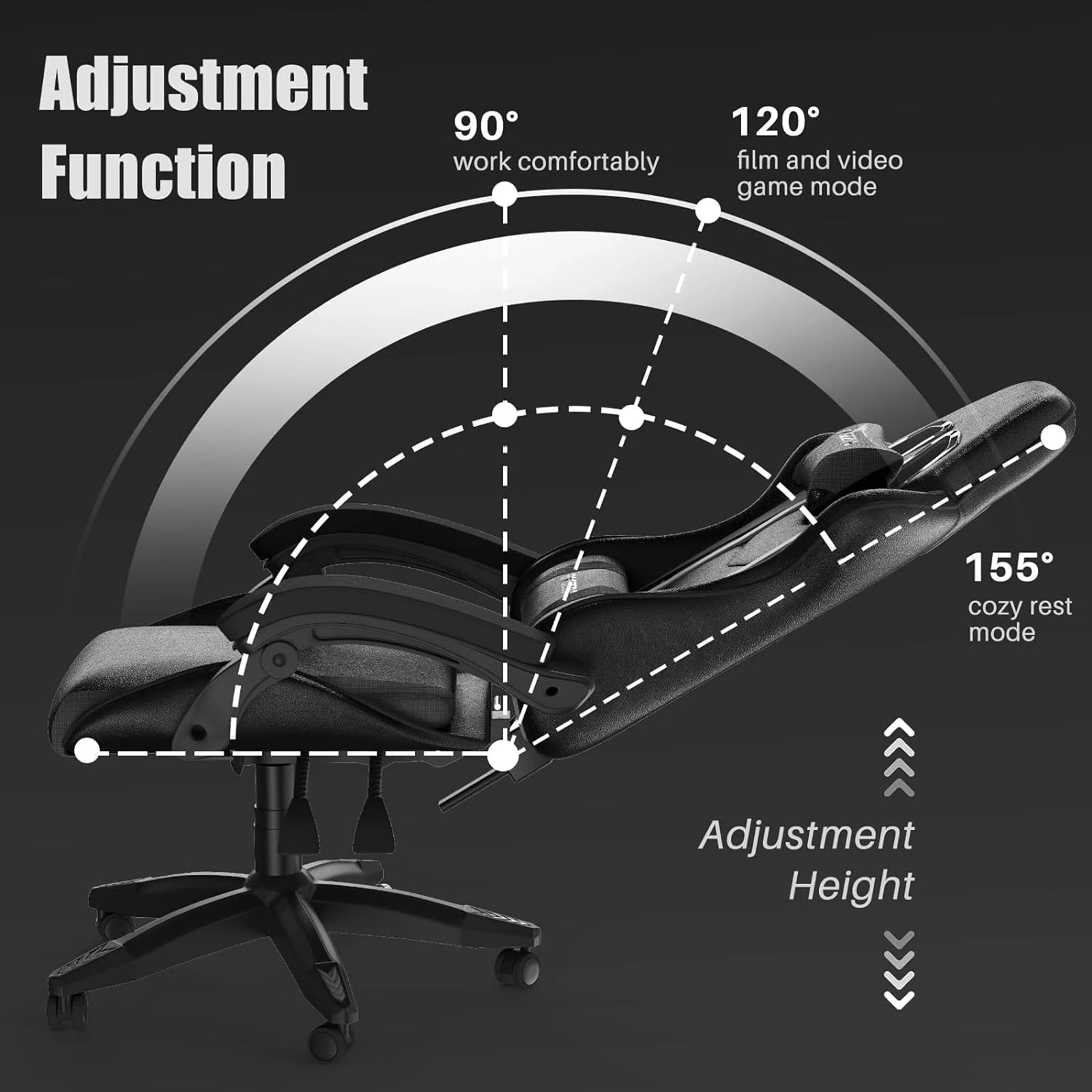 Ergonomic PU Leather Gaming Chair