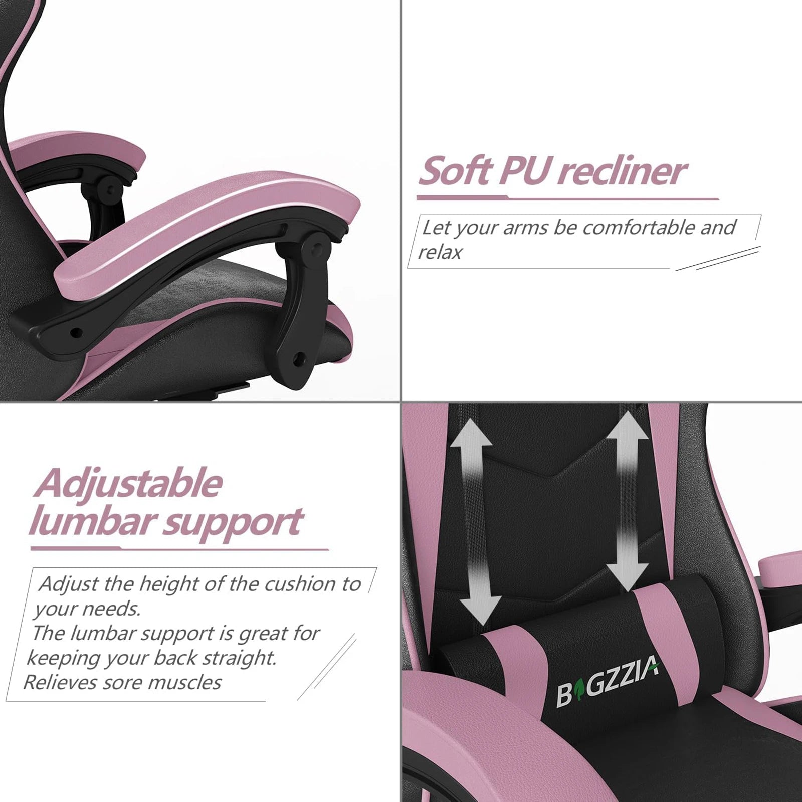 Ergonomic PU Leather Gaming Chair