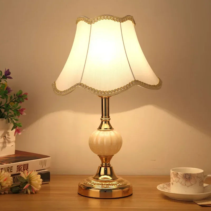 European Glass Desk Lamp Classic