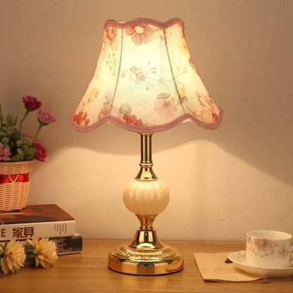 European Glass Desk Lamp Classic