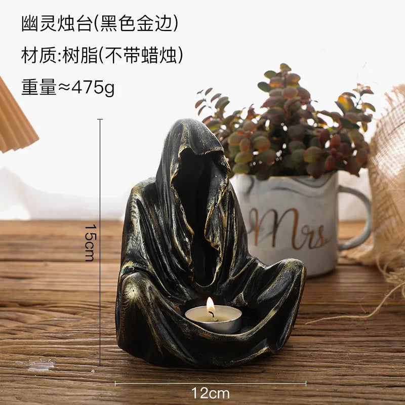 Exquisite Resin Candle Holders Set