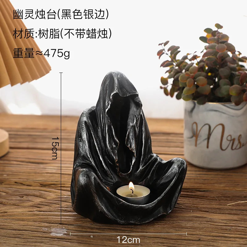 Exquisite Resin Candle Holders Set