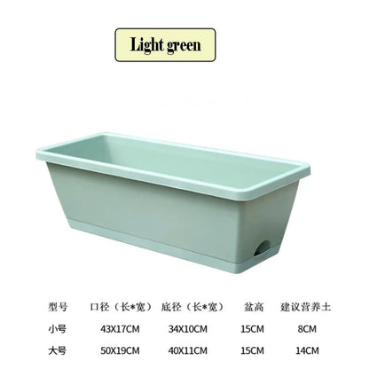 Extra Large Rectangular Flower Pot