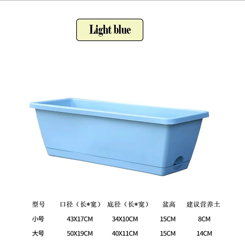 Extra Large Rectangular Flower Pot