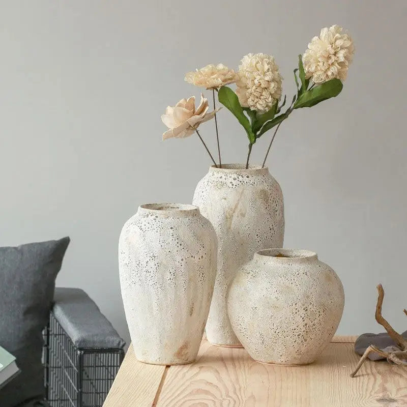 Farmhouse Ceramic Vase for Home