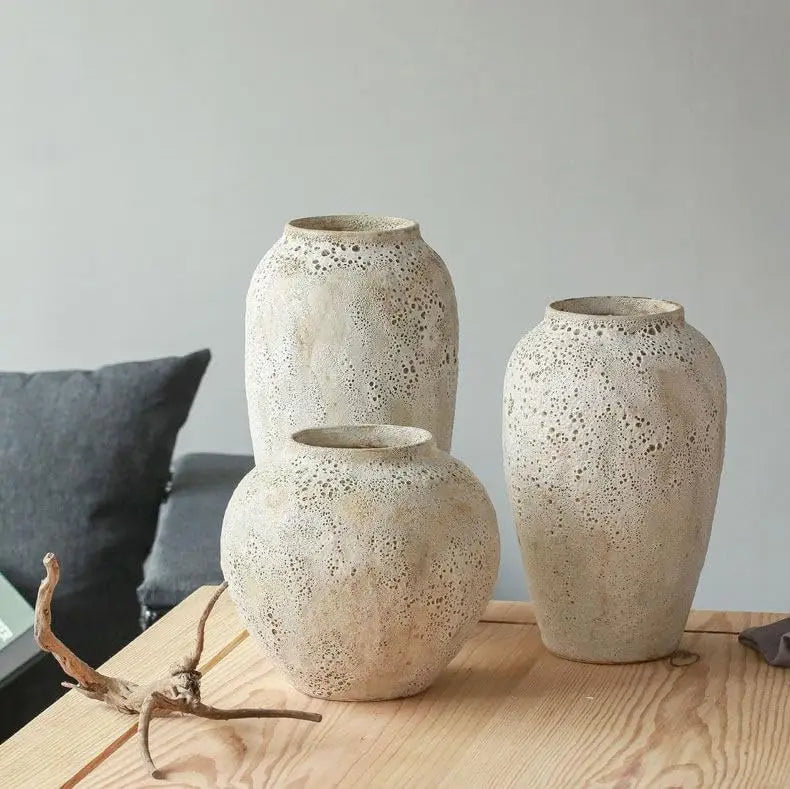 Farmhouse Ceramic Vase for Home