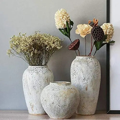 Farmhouse Ceramic Vase for Home