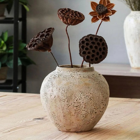 Farmhouse Ceramic Vase for Home