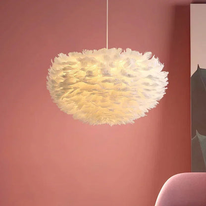 Feather Chandelier - Modern Home Lighting