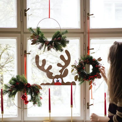 Felt Christmas Door Window Stickers