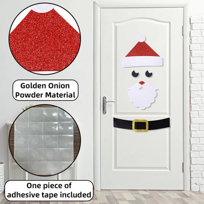 Felt Christmas Door Window Stickers