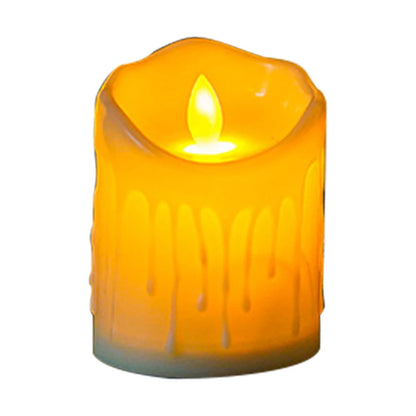 Flameless Flickering LED Pillar Candles