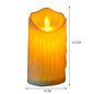 Flameless Flickering LED Pillar Candles