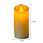 Flameless Flickering LED Pillar Candles