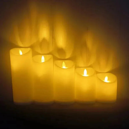 Flameless LED Candle Light Fixture