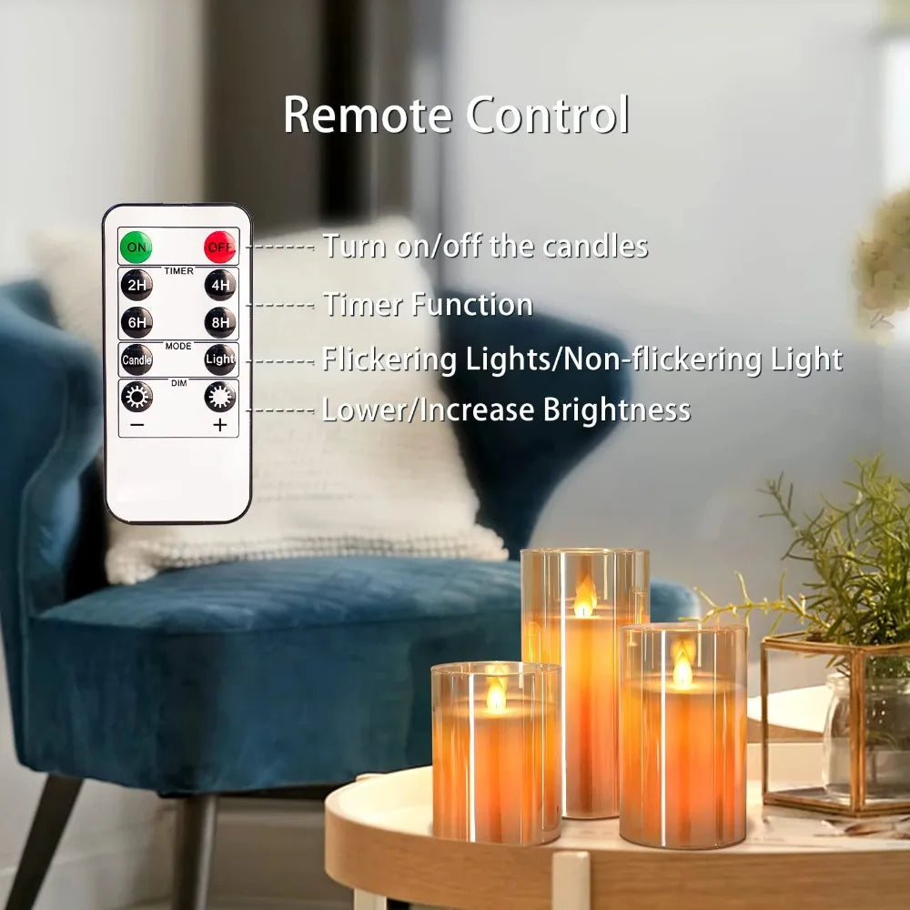 Flameless LED Candles with Remote