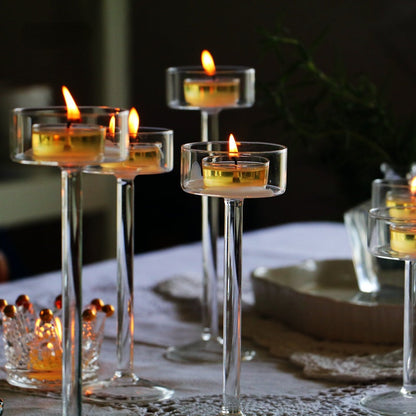 Floriddle Glass Tealight Candle Holders