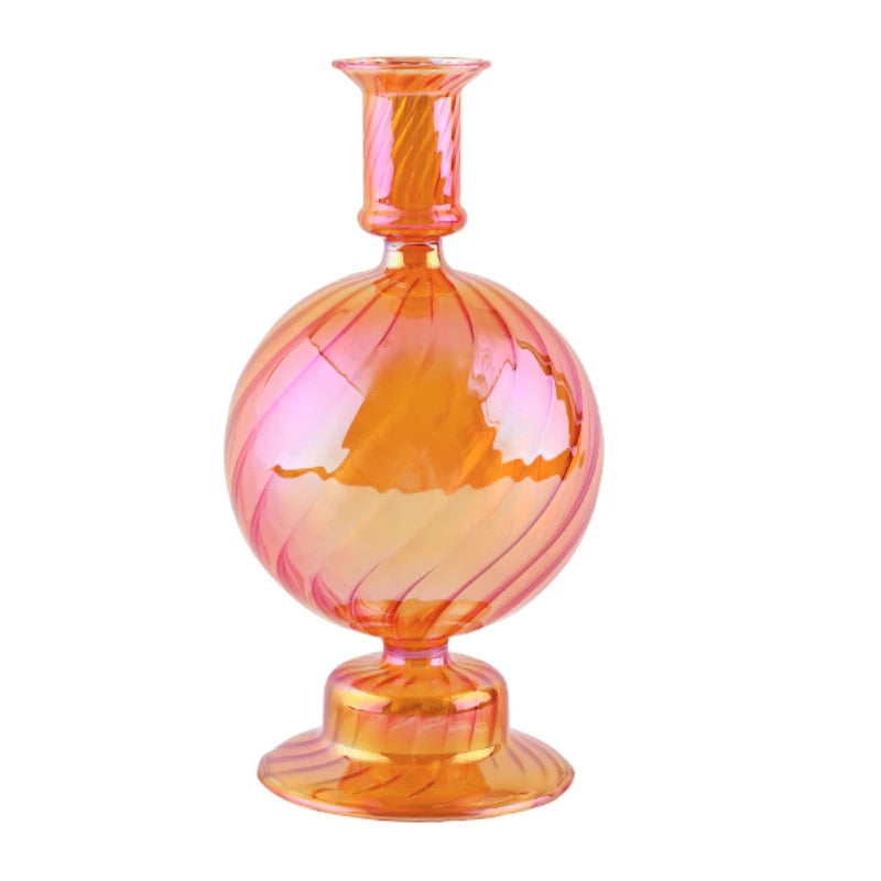 Floriddle Retro Glass Candle Holders