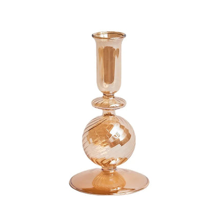 Floriddle Retro Glass Candle Holders