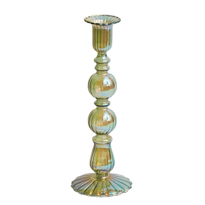 Floriddle Retro Glass Candle Holders