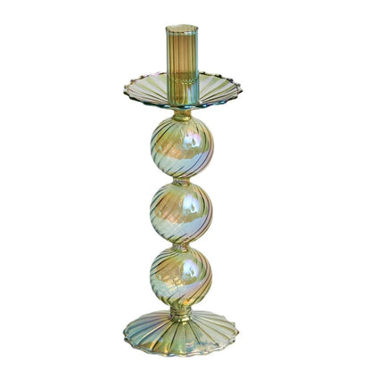 Floriddle Retro Glass Candle Holders