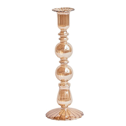 Floriddle Retro Glass Candle Holders