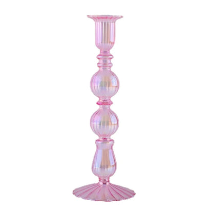 Floriddle Retro Glass Candle Holders