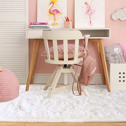 Fluffy Beige Shaggy Carpet for Bedrooms